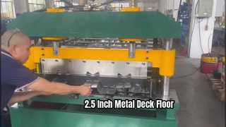 2,5 inch metalen dek vloerrolvormmachine