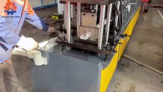 2 in 1 J-rail en V-kanaalmachine