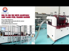 Breedteverstelbare lichtstaal framing machine