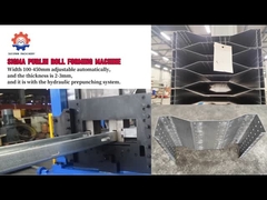 Volledig automatische M Purlin rollen vormen apparatuur hoge snelheid 10 - 15 m / min