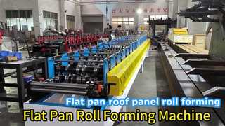 Platte pan dakpaneel rolvormmachine