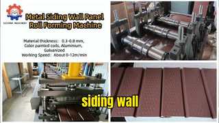 rolvormmachine voor metalen gevelbeplating