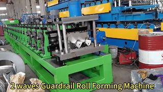 Twee golven Highway Guard Rail rolvormmachine