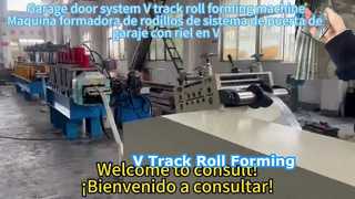 Garagedeur V-baan rolvormmachine